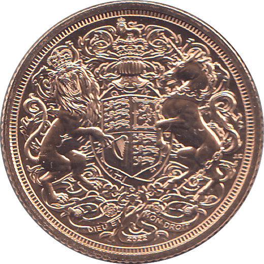 2022 GOLD SOVEREIGN ( BU ) - SOVEREIGN - Cambridgeshire Coins