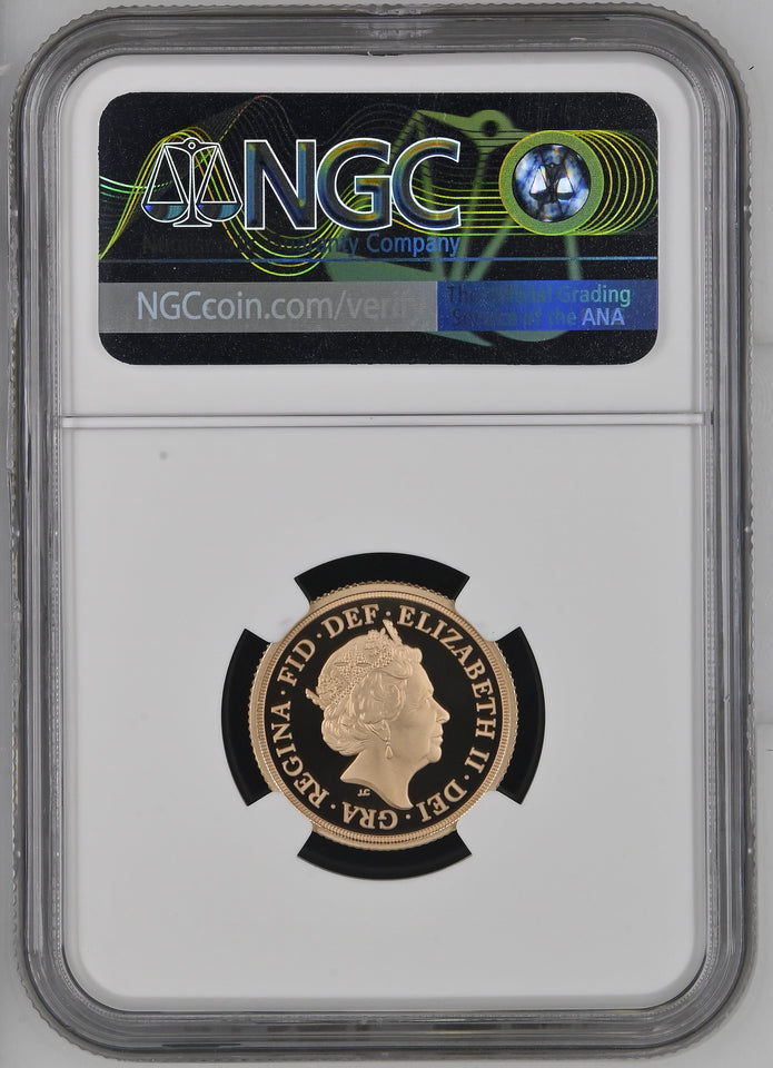 2022 GOLD SOVEREIGN PF 70 ULTRA CAMEO - NGC GOLD SOVEREIGN - Cambridgeshire Coins