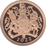2022 GOLD SOVEREIGN ( PROOF ) - SOVEREIGN - Cambridgeshire Coins