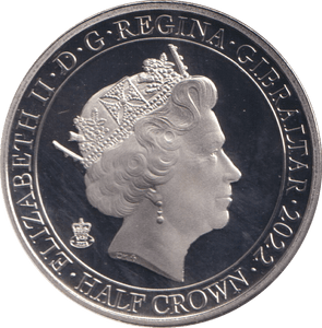 2022 HALF CROWN GIBRALTAR DEVOTED TO YOUR SERVICE - WORLD COINS - Cambridgeshire Coins