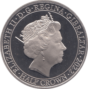 2022 HALF CROWN GIBRALTAR - WORLD COINS - Cambridgeshire Coins