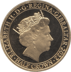 2022 HALFCROWN GIBRALTAR F157 - WORLD COINS - Cambridgeshire Coins