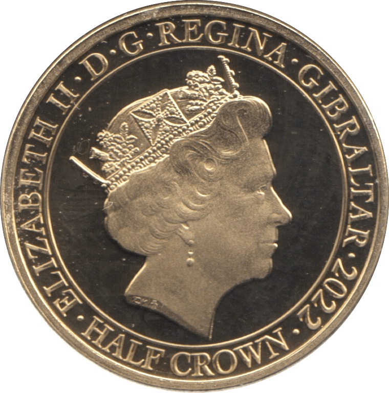 2022 HALFCROWN GIBRALTAR F157 - WORLD COINS - Cambridgeshire Coins