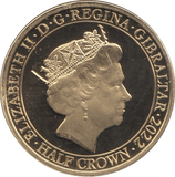 2022 HALFCROWN GIBRALTAR F157 - WORLD COINS - Cambridgeshire Coins