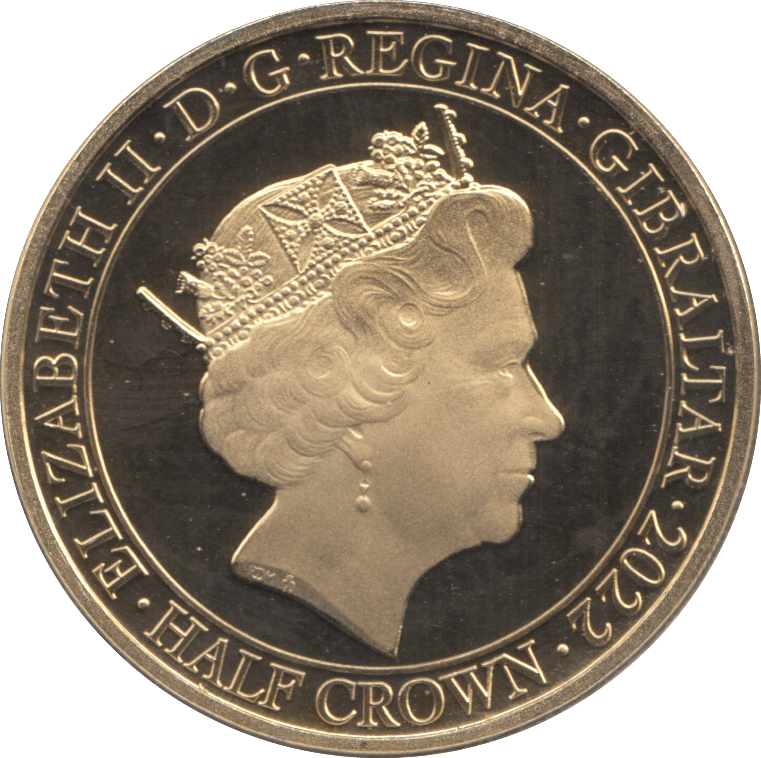 2022 HALFCROWN GIBRALTAR F159 - WORLD COINS - Cambridgeshire Coins
