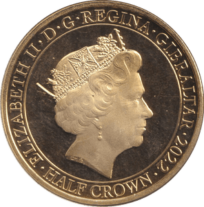 2022 HALFCROWN H.M THE QUEEN - WORLD COINS - Cambridgeshire Coins