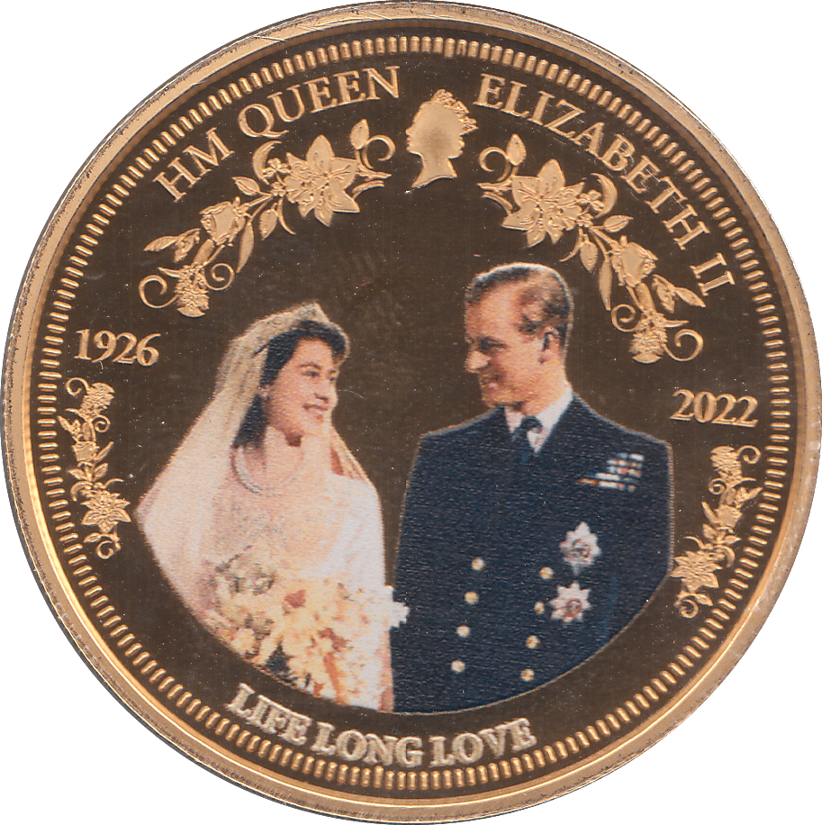 2022 HM QUEEN ELIZABETH II LIFE LONG LOVE - WORLD COINS - Cambridgeshire Coins