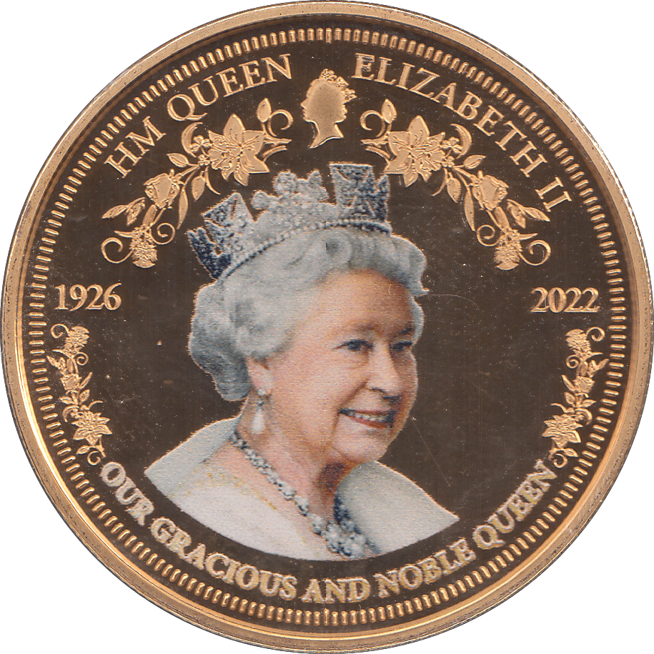 2022 HM QUEEN ELIZABETH II OUR GRACIOUS AND NOBEL QUEEN - WORLD COINS - Cambridgeshire Coins