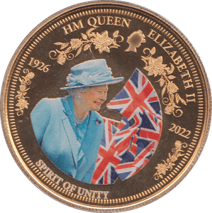 2022 HM QUEEN ELIZABETH II SPIRIT OF UNITY - WORLD COINS - Cambridgeshire Coins