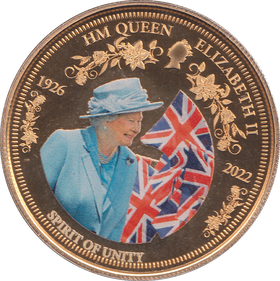 2022 HM QUEEN ELIZABETH II SPIRIT OF UNITY - WORLD COINS - Cambridgeshire Coins