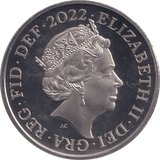 2022 LION OF ENGLAND FIVE POUNDS ( BU ) - SILVER PROOF - Cambridgeshire Coins