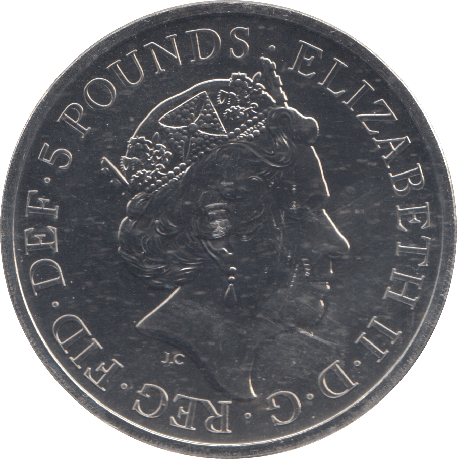 2022 LION OF ENGLAND FIVE POUND - WORLD COINS - Cambridgeshire Coins