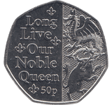 2022 LONG LIVE OUR NOBLE QUEEN 50P ( BU ) - WORLD COINS - Cambridgeshire Coins