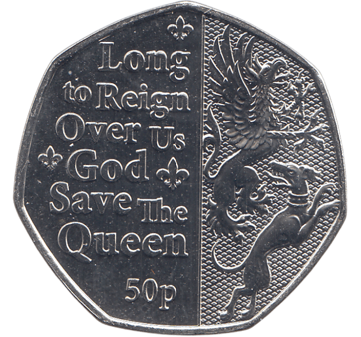 2022 LONG TO REIGN OVER US 50P ( BU ) - WORLD COINS - Cambridgeshire Coins