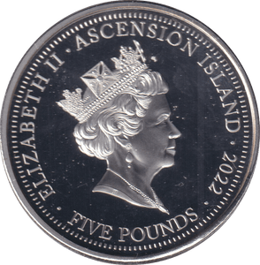 2022 ONE CROWN ASCENSION ISLAND - WORLD COINS - Cambridgeshire Coins