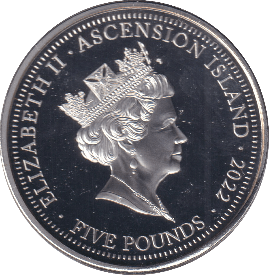 2022 ONE CROWN ASCENSION ISLAND - WORLD COINS - Cambridgeshire Coins