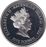 2022 ONE CROWN ASCENSION ISLAND - WORLD COINS - Cambridgeshire Coins