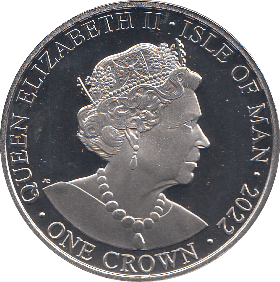 2022 ONE CROWN ISLE OF MAN TT ( BU ) - CROWN - Cambridgeshire Coins