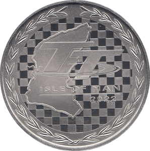 2022 ONE CROWN ISLE OF MAN TT ( BU ) - CROWN - Cambridgeshire Coins