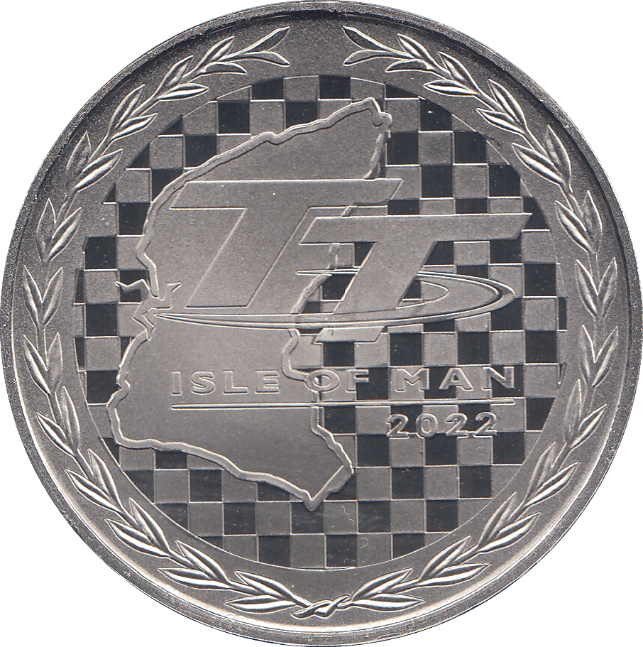2022 ONE CROWN ISLE OF MAN TT ( BU ) - CROWN - Cambridgeshire Coins