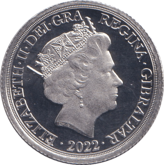 2022 PLATINUM ELIZABETH II GIBRALTAR ( PROOF ) - Platinum Coins - Cambridgeshire Coins