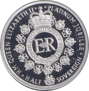 2022 PLATINUM HALF SOVEREIGN ( PROOF ) - Platinum Coins - Cambridgeshire Coins