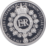 2022 PLATINUM HALF SOVEREIGN ( PROOF ) - Platinum Coins - Cambridgeshire Coins