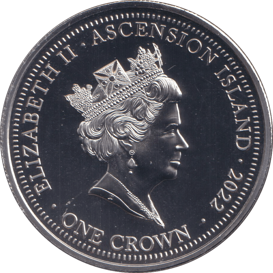 2022 PLATINUM PLATED CROWN - 70 YEARS OUR QUEEN 2 - WORLD COINS - Cambridgeshire Coins