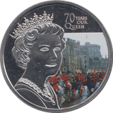 2022 PLATINUM PLATED CROWN 70 YEARS OUR QUEEN - CROWN - Cambridgeshire Coins