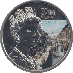 2022 PLATINUM PLATED CROWN 70 YEARS OUR QUEEN - CROWN - Cambridgeshire Coins