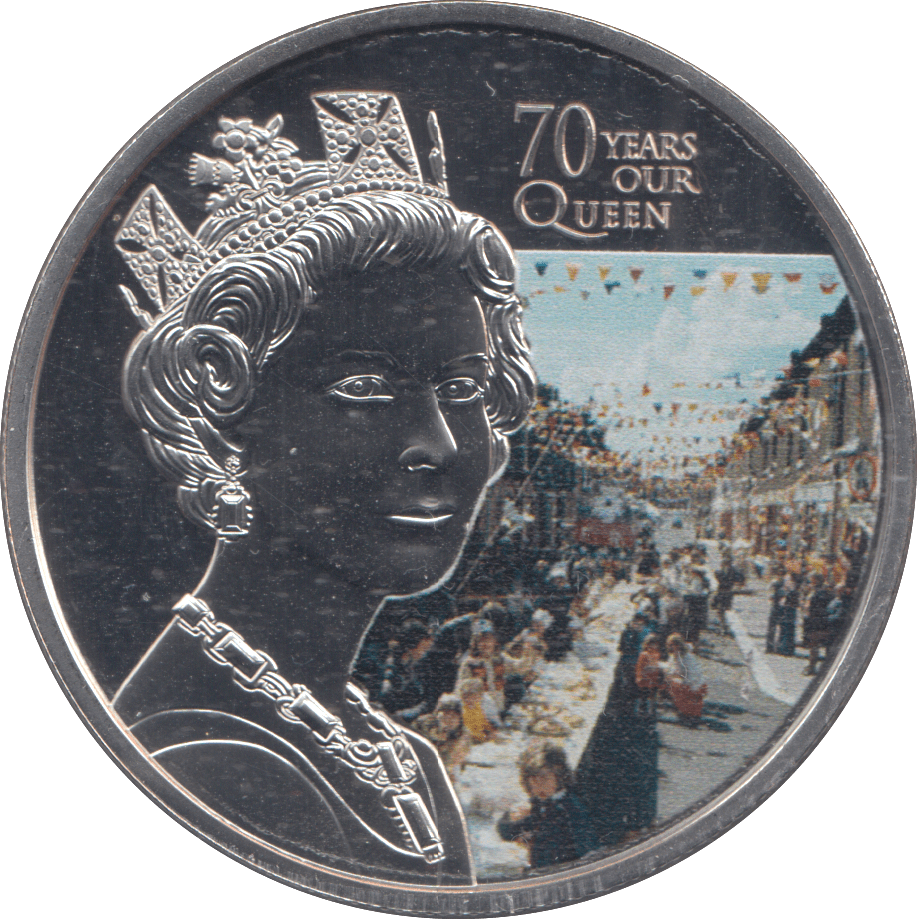 2022 PLATINUM PLATED CROWN 70 YEARS OUR QUEEN - CROWN - Cambridgeshire Coins