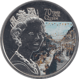 2022 PLATINUM PLATED CROWN 70 YEARS OUR QUEEN - CROWN - Cambridgeshire Coins