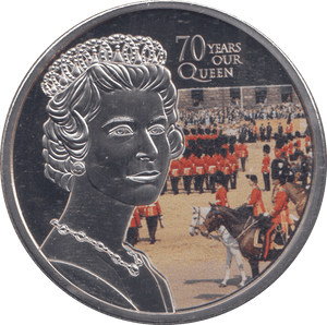 2022 PLATINUM PLATED CROWN 70 YEARS OUR QUEEN - CROWN - Cambridgeshire Coins