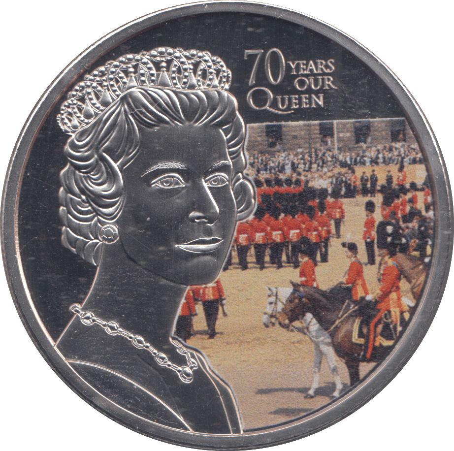 2022 PLATINUM PLATED CROWN 70 YEARS OUR QUEEN - CROWN - Cambridgeshire Coins