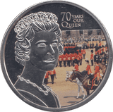 2022 PLATINUM PLATED CROWN 70 YEARS OUR QUEEN - CROWN - Cambridgeshire Coins