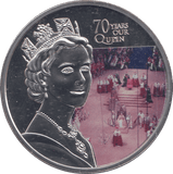 2022 PLATINUM PLATED CROWN 70 YEARS OUR QUEEN - CROWN - Cambridgeshire Coins