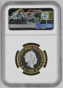 2022 PLATINUM PROOF £2 QUEEN ELIZABETH II £2 DAME VERA LYNN (NGC) PF69 ULTRA CAMEO - NGC PLATINUM COINS - Cambridgeshire Coins