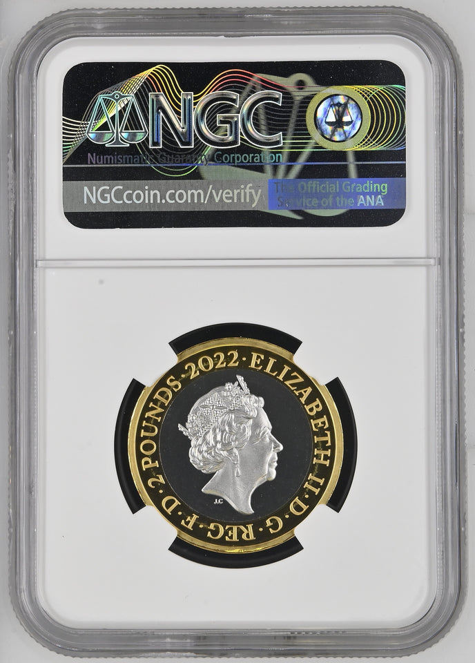 2022 PLATINUM PROOF £2 QUEEN ELIZABETH II £2 DAME VERA LYNN (NGC) PF69 ULTRA CAMEO - NGC PLATINUM COINS - Cambridgeshire Coins