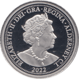 2022 PLATINUM PROOF ONE SOVEREIGN ALDERNEY - PLATINUM - Cambridgeshire Coins