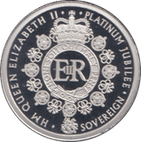 2022 PLATINUM PROOF ONE SOVEREIGN ALDERNEY - PLATINUM - Cambridgeshire Coins