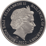 2022 QUEEN ELIZABETH II PLATINUM JUBILEE £5 PROOF - WORLD COINS - Cambridgeshire Coins