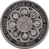 2022 QUEEN ELIZABETH II PLATINUM JUBILEE £5 PROOF - WORLD COINS - Cambridgeshire Coins