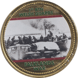 2022 ROYAL BRITISH LEGION FALKLANDS WAR MEDALLION 1ST BTN WELSH GUARDS - WORLD COINS - Cambridgeshire Coins
