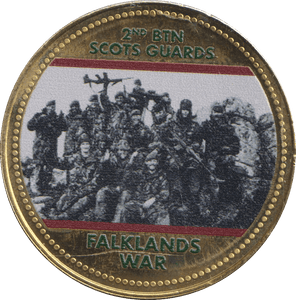 2022 ROYAL BRITISH LEGION FALKLANDS WAR MEDALLION 2ND BTN SCOTS GUARDS - WORLD COINS - Cambridgeshire Coins