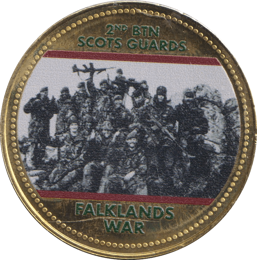2022 ROYAL BRITISH LEGION FALKLANDS WAR MEDALLION 2ND BTN SCOTS GUARDS - WORLD COINS - Cambridgeshire Coins