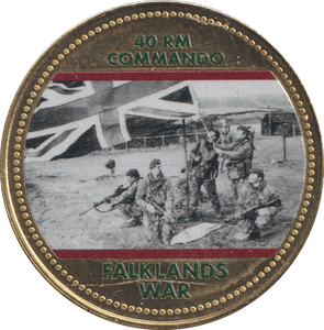 2022 ROYAL BRITISH LEGION FALKLANDS WAR MEDALLION 40 RM COMMANDO - WORLD COINS - Cambridgeshire Coins