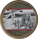 2022 ROYAL BRITISH LEGION FALKLANDS WAR MEDALLION 40 RM COMMANDO - WORLD COINS - Cambridgeshire Coins