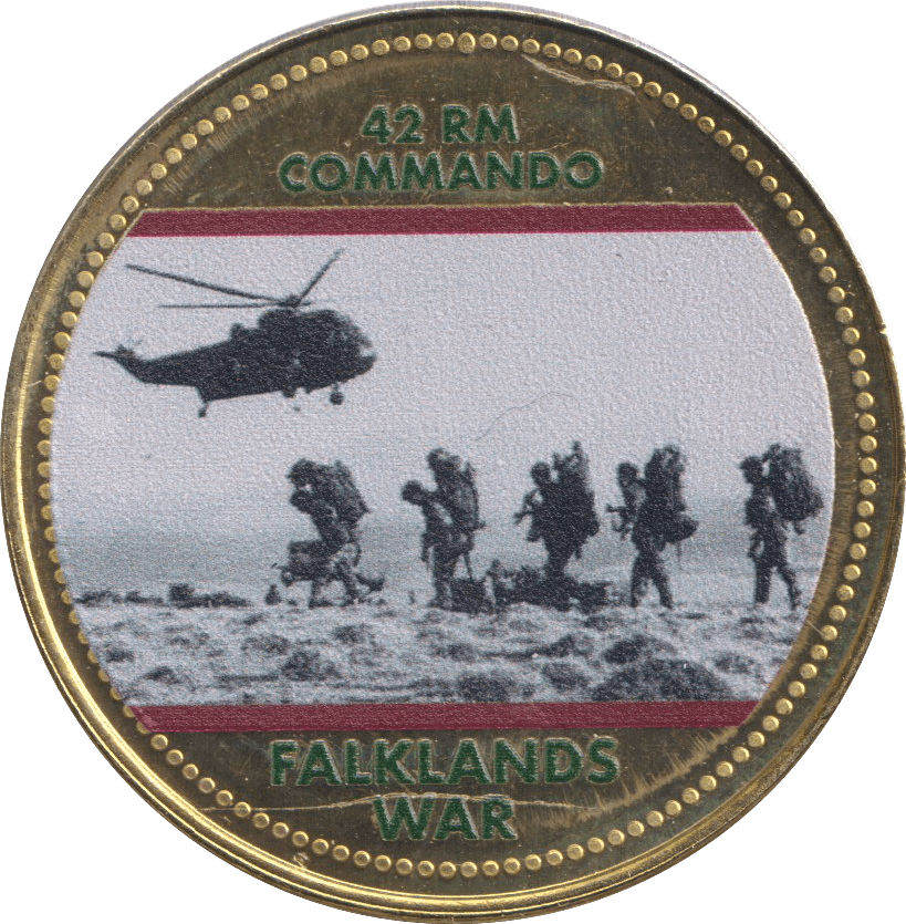 2022 ROYAL BRITISH LEGION FALKLANDS WAR MEDALLION 42 RM COMMANDO - WORLD COINS - Cambridgeshire Coins
