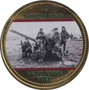 2022 ROYAL BRITISH LEGION FALKLANDS WAR MEDALLION 7TH GURKHA RIFLES - WORLD COINS - Cambridgeshire Coins