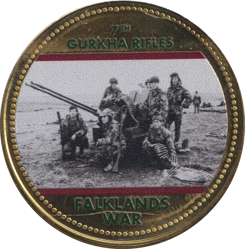2022 ROYAL BRITISH LEGION FALKLANDS WAR MEDALLION 7TH GURKHA RIFLES - WORLD COINS - Cambridgeshire Coins